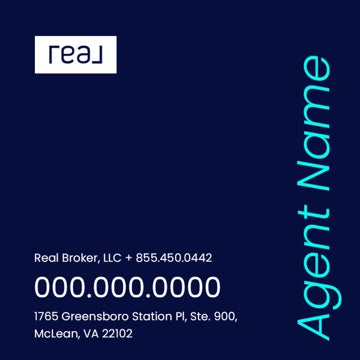 Picture of 24" x 24" Agent Sign - 1 Line