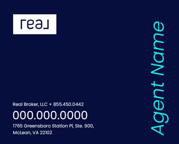 Picture of 24" x 30" Agent Sign - 1 Line