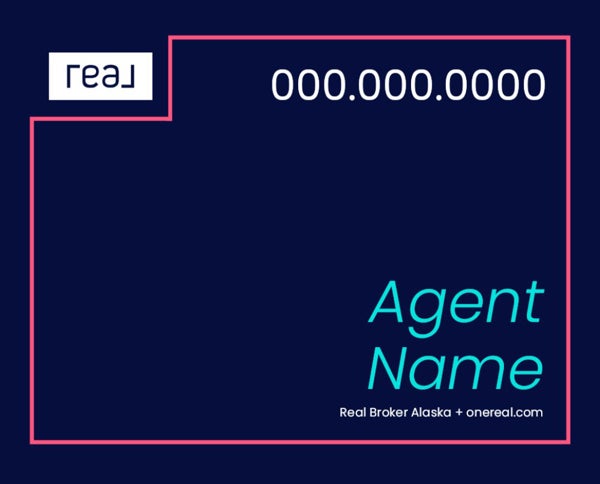 Picture of 24" x 30" Agent Sign - Coral