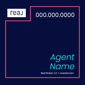 Picture of 24" x 24" Agent Sign - Coral