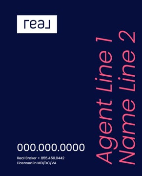 Picture of 30" x 24" Agent Sign - 2 Lines