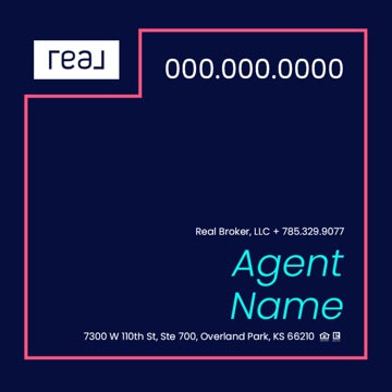 Picture of 24" x 24" Agent Sign - Coral