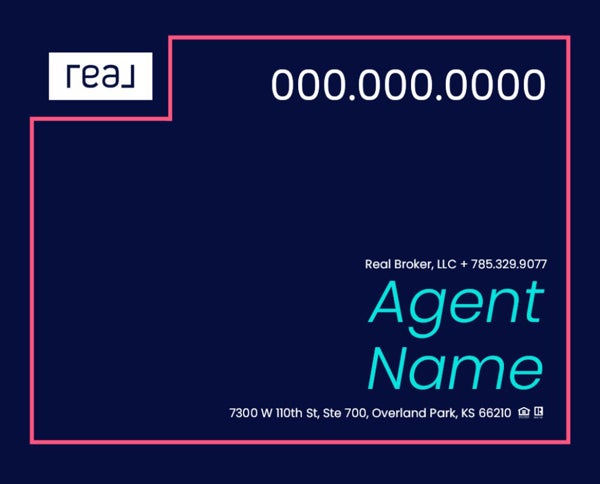 Picture of 24" x 30" Agent Sign - Coral