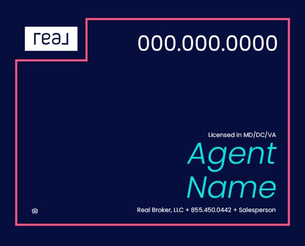 Picture of 24" x 30" Agent Sign - Coral